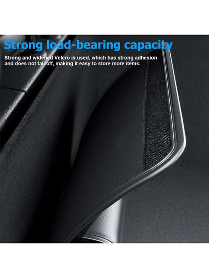 1pc Car Trunk Organizer, Detachable Vehicle Backseat Storage Bag With 4 Compartments, Large Capacity Back Seat Organization Hanger With Lids, Space Saving Universal Automotive Accessories