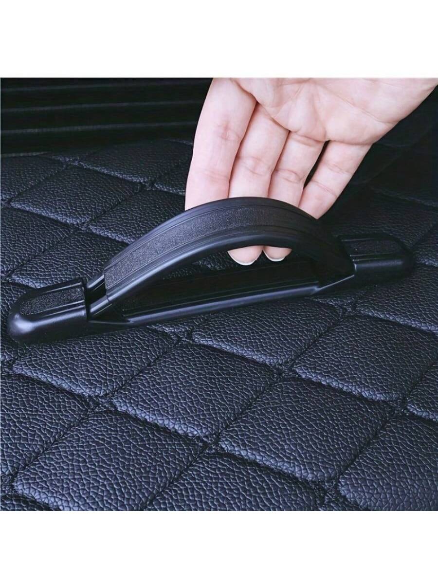 1pc Car Trunk Storage Box, Large Capacity, Multi-Function Tool Storage Bag, PU Leather Folding Organizer, Emergency Storage Box