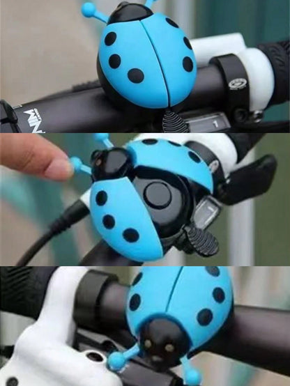 1pc Cartoon Beetle/Ladybug Bicycle Bell, Motorcycle Bell, Bike Bell, Clear And Bright Sound, Suitable For Mountain Bike/City Bike/Motorcycle Accessories, Anti-Rust, Bicycle Decoration, Korean Pop Musi