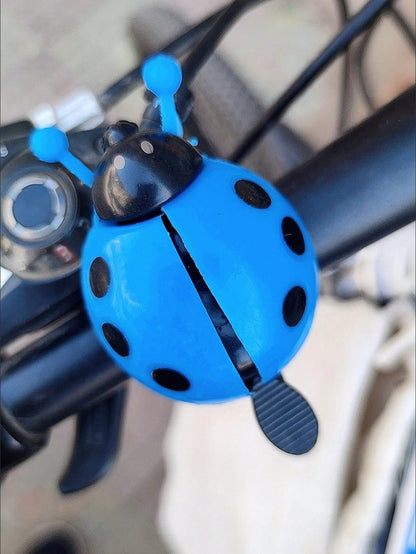 1pc Cartoon Beetle/Ladybug Bicycle Bell, Motorcycle Bell, Bike Bell, Clear And Bright Sound, Suitable For Mountain Bike/City Bike/Motorcycle Accessories, Anti-Rust, Bicycle Decoration, Korean Pop Musi