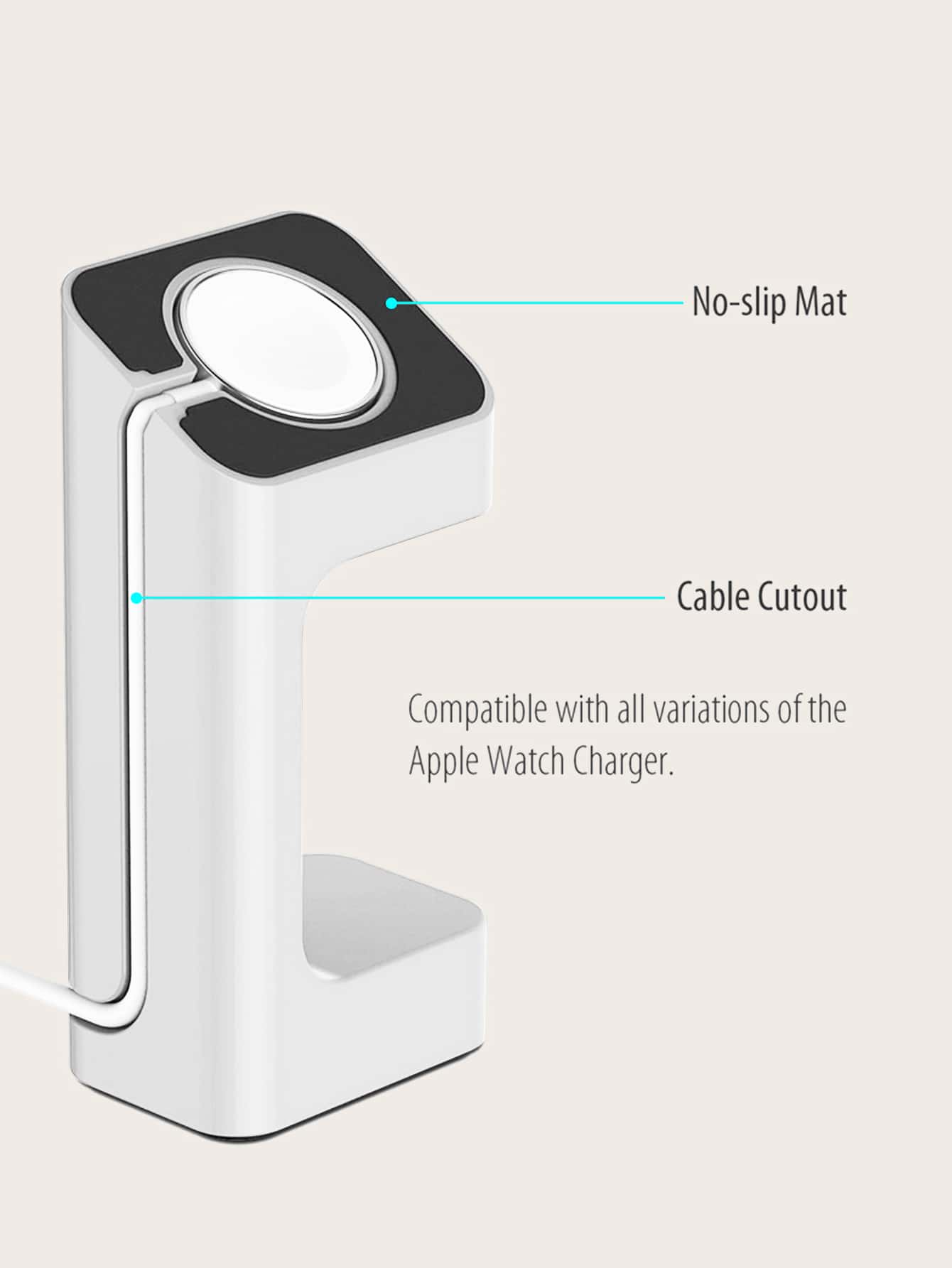 1pc Charger Stand Compatible With Apple Watch