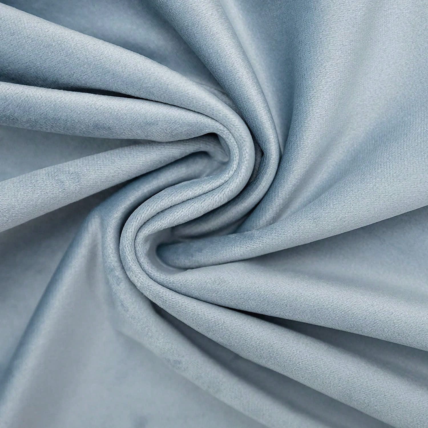 1pc Chemical Fiber Cushion Cover, Minimalist Lake Blue Decorative Throw Pillow Case Without Filler For Sofa