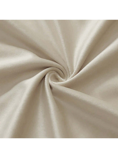 1pc Chemical Fiber Cushion Cover, Minimalist Lake Blue Decorative Throw Pillow Case Without Filler For Sofa