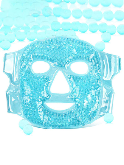 1pc Cold/Hot Gel Face Mask, Summer Pvc Cool/Hot Compress Beauty Mask, Cooling Eye Mask, Ice Pack Facial Mask,Makeup,Cheap,Room Decor,Vanity,Travel,Bedroom,Makeup Accessories,Puff,Makeup Blender,Powder