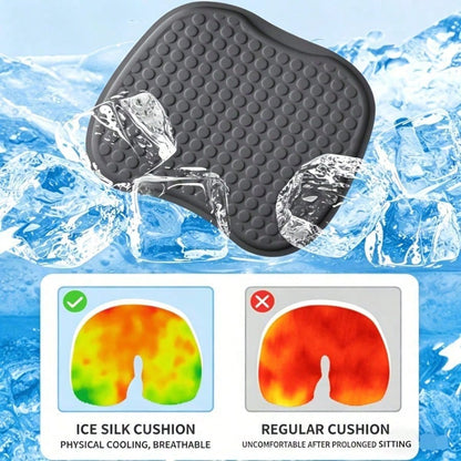 1pc Cooling Seat Cushion, Breathable Summer Seat Pad, Office And Car Seat Cushion For Long Sitting, Home Dining Chair Pad, Breathable Cooling Pad
