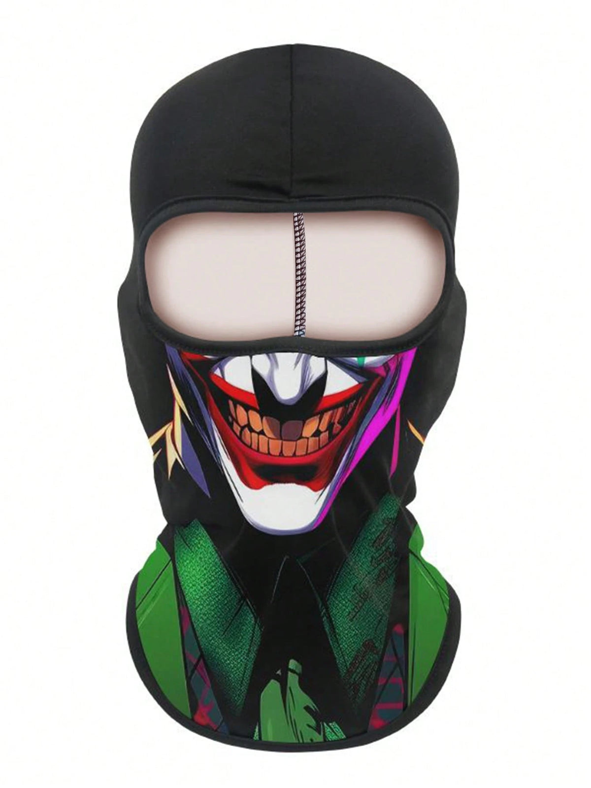 1pc Creative 3D Funny Face Head Cover, Unisex Breathable Sun Protection Full Face Mask, Suitable For Outdoor Running, Cycling, Fishing, Hiking, All Seasons