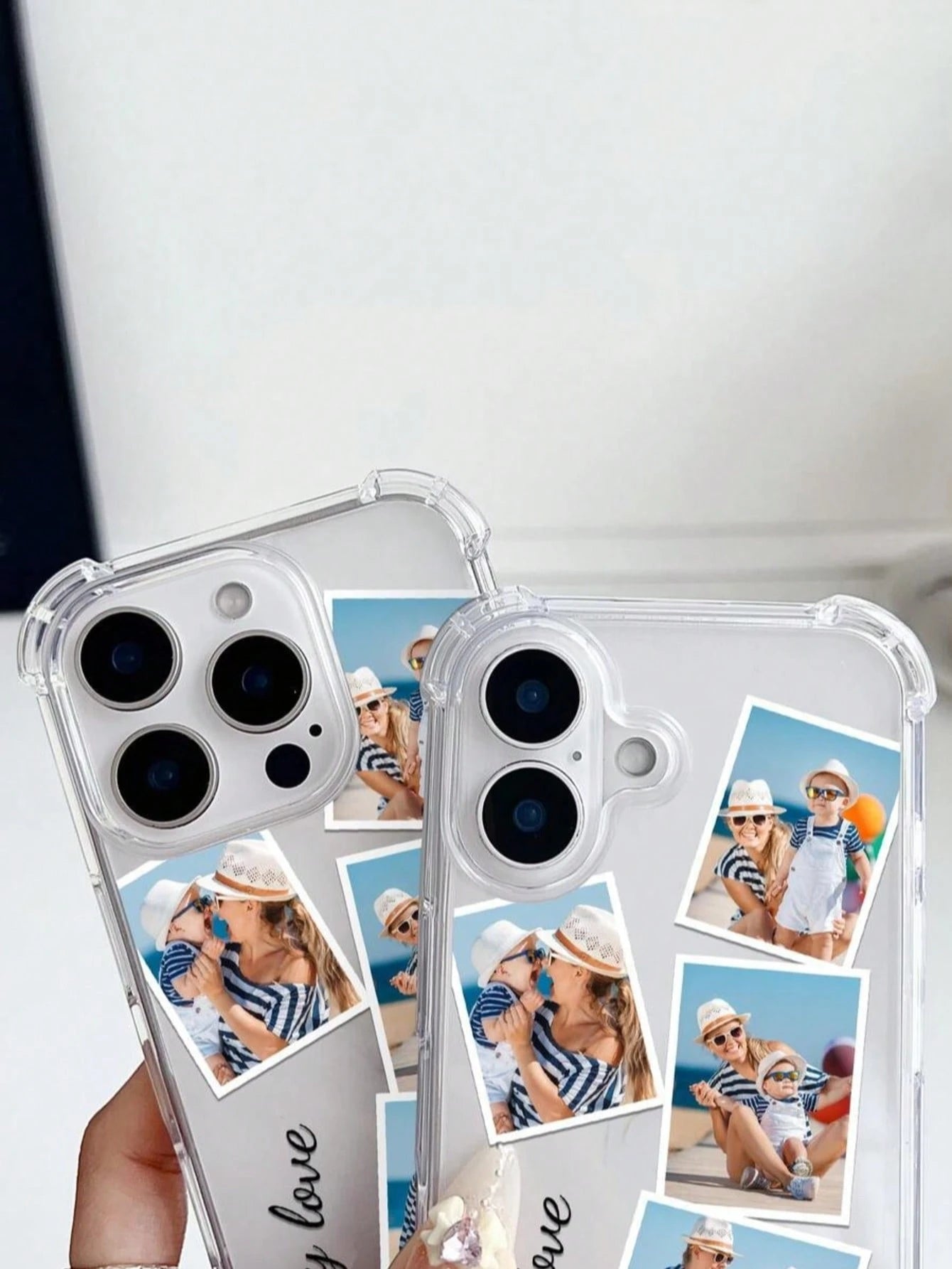 1pc Custom Silver Image Phone Case, Customizable Matte Wedding Font Phone Case, Timeless And Fashionable. Valentine's Day Phone Case, A Timeless Custom Phone Case. Couple Phone Case, DIY Custom Phone