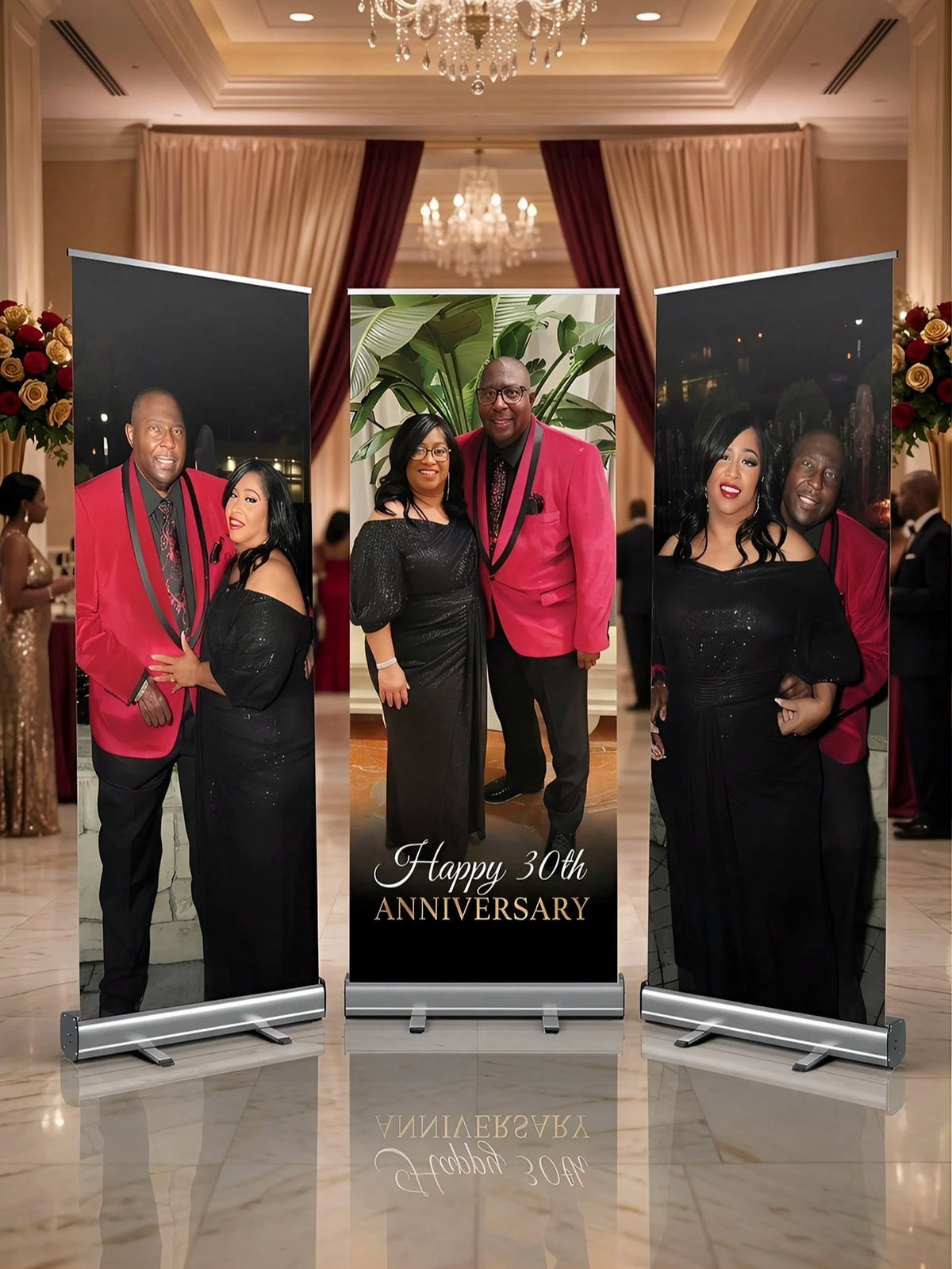 1pc Customized Banner, Personalized Photo Polyester Banner, Outdoor Event And Porch Decor Background, Suitable For Weddings, Birthdays And General Celebrations, Custom Printed Background For Indoor Ga