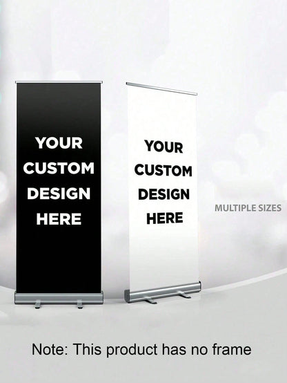 1pc Customized Banner, Personalized Photo Polyester Banner, Outdoor Event And Porch Decor Background, Suitable For Weddings, Birthdays And General Celebrations, Custom Printed Background For Indoor Ga