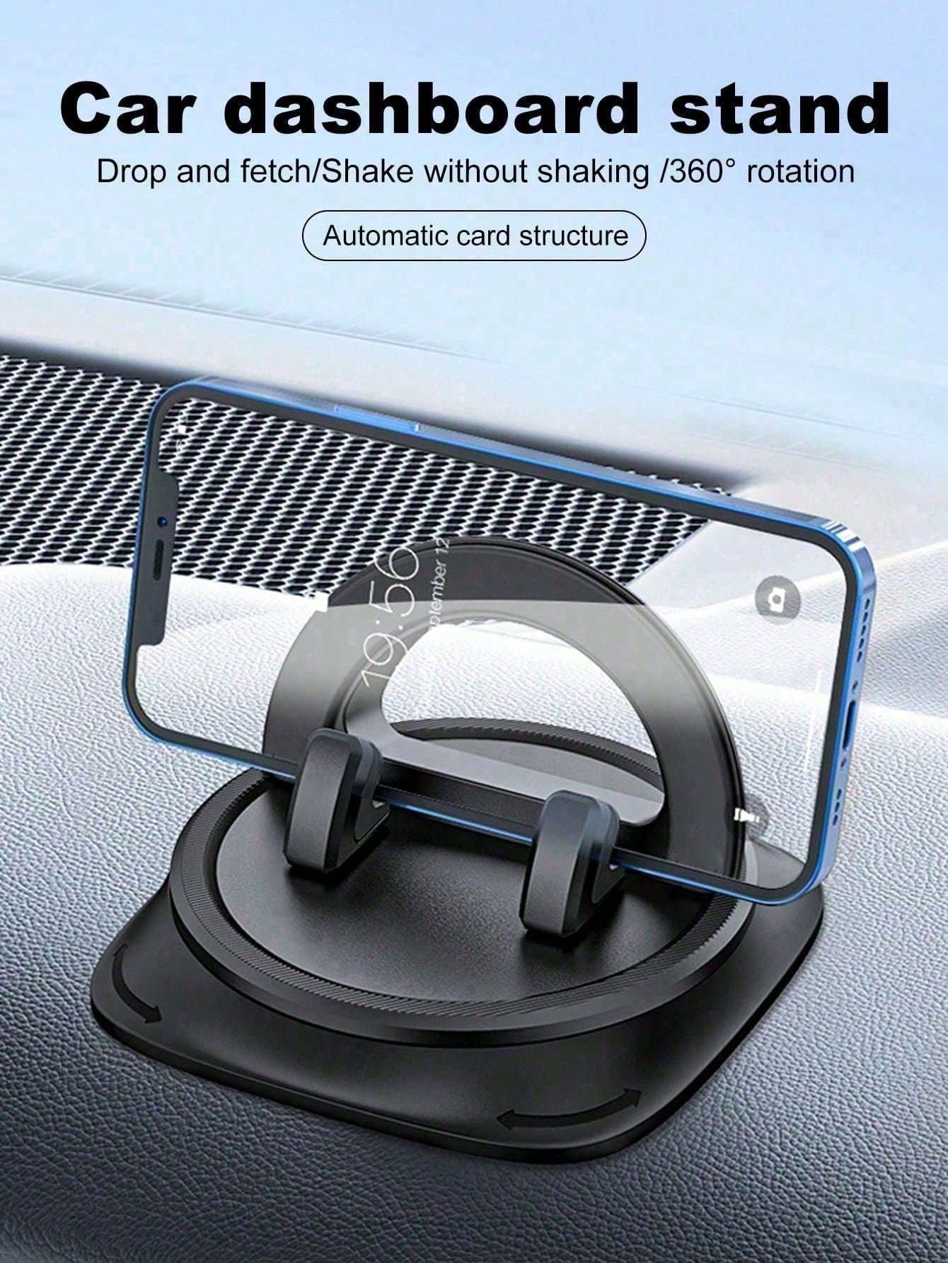 1pc Dashboard Navigation Mount, Dedicated Car Phone Holder, Premium Anti-Slip Pad Universal Fixed