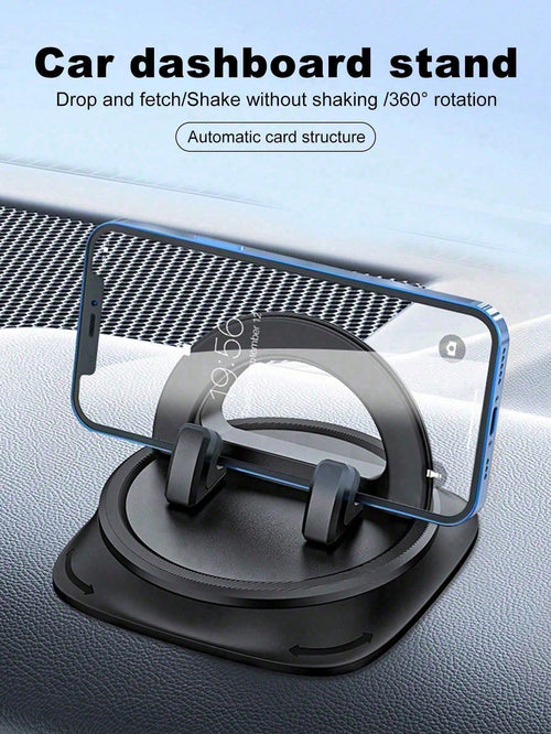 1pc Dashboard Navigation Mount, Dedicated Car Phone Holder, Premium Anti-Slip Pad Universal Fixed