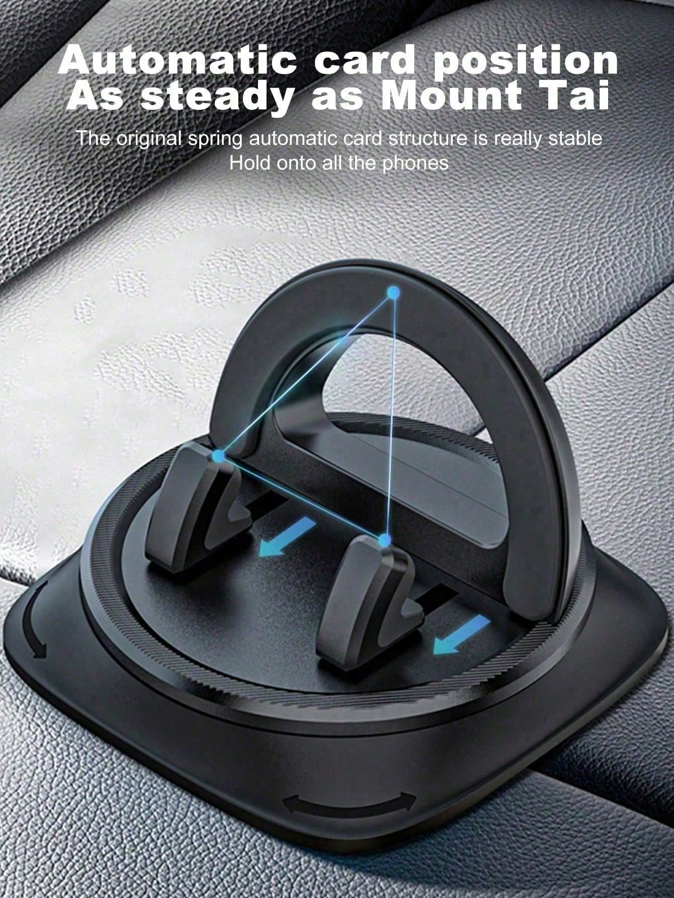 1pc Dashboard Navigation Mount, Dedicated Car Phone Holder, Premium Anti-Slip Pad Universal Fixed