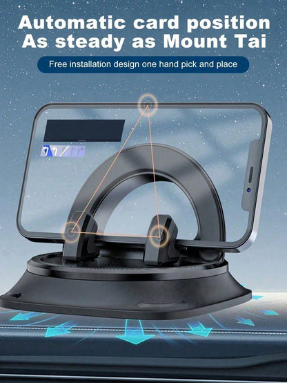 1pc Dashboard Navigation Mount, Dedicated Car Phone Holder, Premium Anti-Slip Pad Universal Fixed