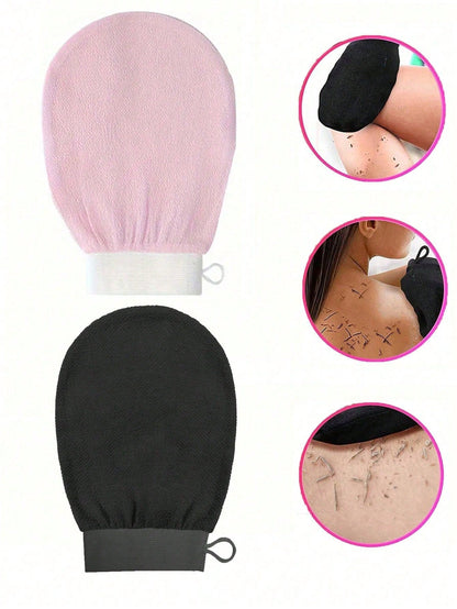 1pc Deep Exfoliating Gloves, Smooth & Radiant- Body Scrub Bath & Shower- Cleans Dead Skin Dry- Gentle Yet Effective Exfoliating Gloves, Korean Exfoliating Gloves, Clearly Removes Dead Skin, Ideal F