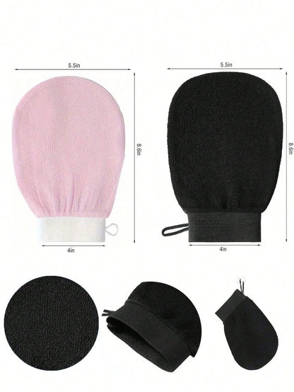 1pc Deep Exfoliating Gloves, Smooth & Radiant- Body Scrub Bath & Shower- Cleans Dead Skin Dry- Gentle Yet Effective Exfoliating Gloves, Korean Exfoliating Gloves, Clearly Removes Dead Skin, Ideal F
