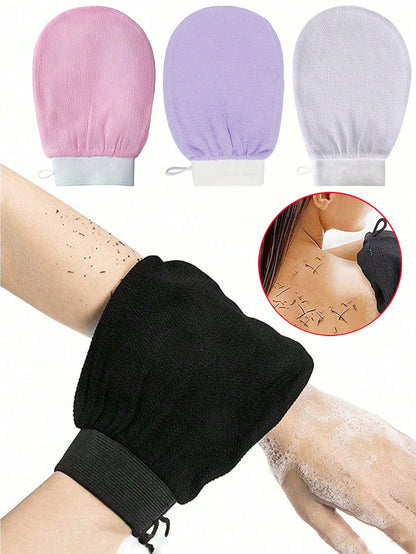 1pc Deep Exfoliating Gloves, Smooth & Radiant- Body Scrub Bath & Shower- Cleans Dead Skin Dry- Gentle Yet Effective Exfoliating Gloves, Korean Exfoliating Gloves, Clearly Removes Dead Skin, Ideal F