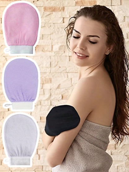 1pc Deep Exfoliating Gloves, Smooth & Radiant- Body Scrub Bath & Shower- Cleans Dead Skin Dry- Gentle Yet Effective Exfoliating Gloves, Korean Exfoliating Gloves, Clearly Removes Dead Skin, Ideal F