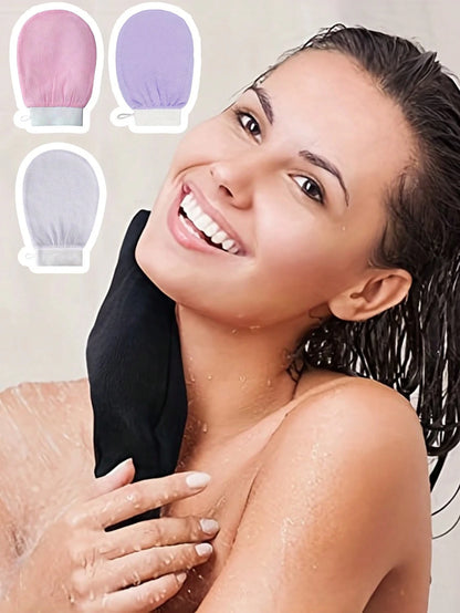1pc Deep Exfoliating Gloves, Smooth & Radiant- Body Scrub Bath & Shower- Cleans Dead Skin Dry- Gentle Yet Effective Exfoliating Gloves, Korean Exfoliating Gloves, Clearly Removes Dead Skin, Ideal F