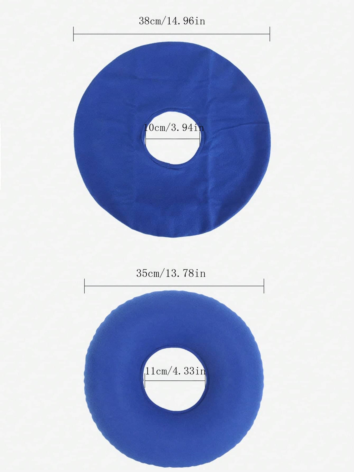 1pc Donut Pillow, Tailbone Inflatable Donut Cushion, Pillow Seat Cushion For Home Office Chair Wheelchair Car,With Inflation Cylinder