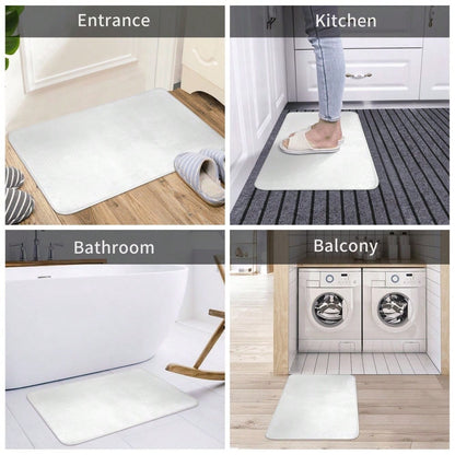 1pc, Door Mat Protector, Made Of Flannel Material, Non-Slip, Laundry Room Pattern Non-Slip Door Mat, Corridor Kitchen Bathroom Balcony Mat, Bathroom Mat Outdoor Rug, Home Indoor And Outdoor Decorative