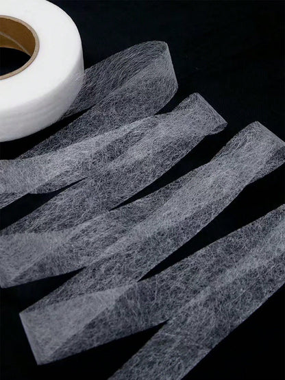 1pc Double-Sided Iron-On Hemming Tape, Strong Adhesive Heat Bonding Tape, Iron-On Fusible Web For Clothing Alterations, Pants, Jeans, Skirts