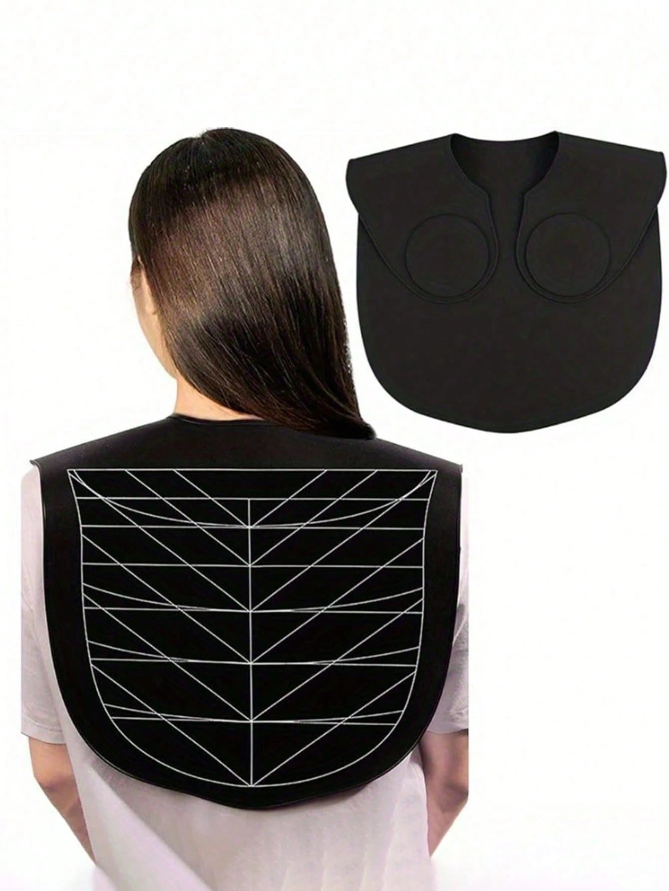 1pc Extra Large Silicone Haircutting Cape, Anti-Hair Breakage Neck Guard, Hair Perming Shoulder Pad, Hairdressing Tool (Suitable For Halloween, Costume Party, Holiday Cosplay, Trick Or Treat Events)