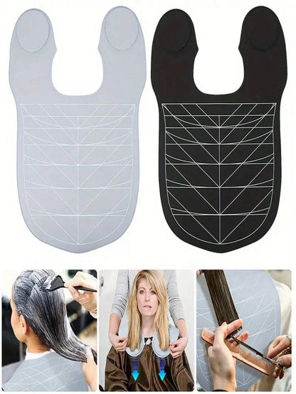 1pc Extra Large Silicone Haircutting Cape, Anti-Hair Breakage Neck Guard, Hair Perming Shoulder Pad, Hairdressing Tool (Suitable For Halloween, Costume Party, Holiday Cosplay, Trick Or Treat Events)