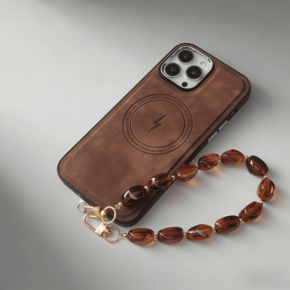 1pc Fashion Asymmetrical Asymmetric Faux Jade Acrylic Beaded Phone Charm, Handmade Phone Strap Pendant; Suitable For Phone/Camera/Bag/Keychain Accessories, Perfect Couple Christmas Best Friend Holiday