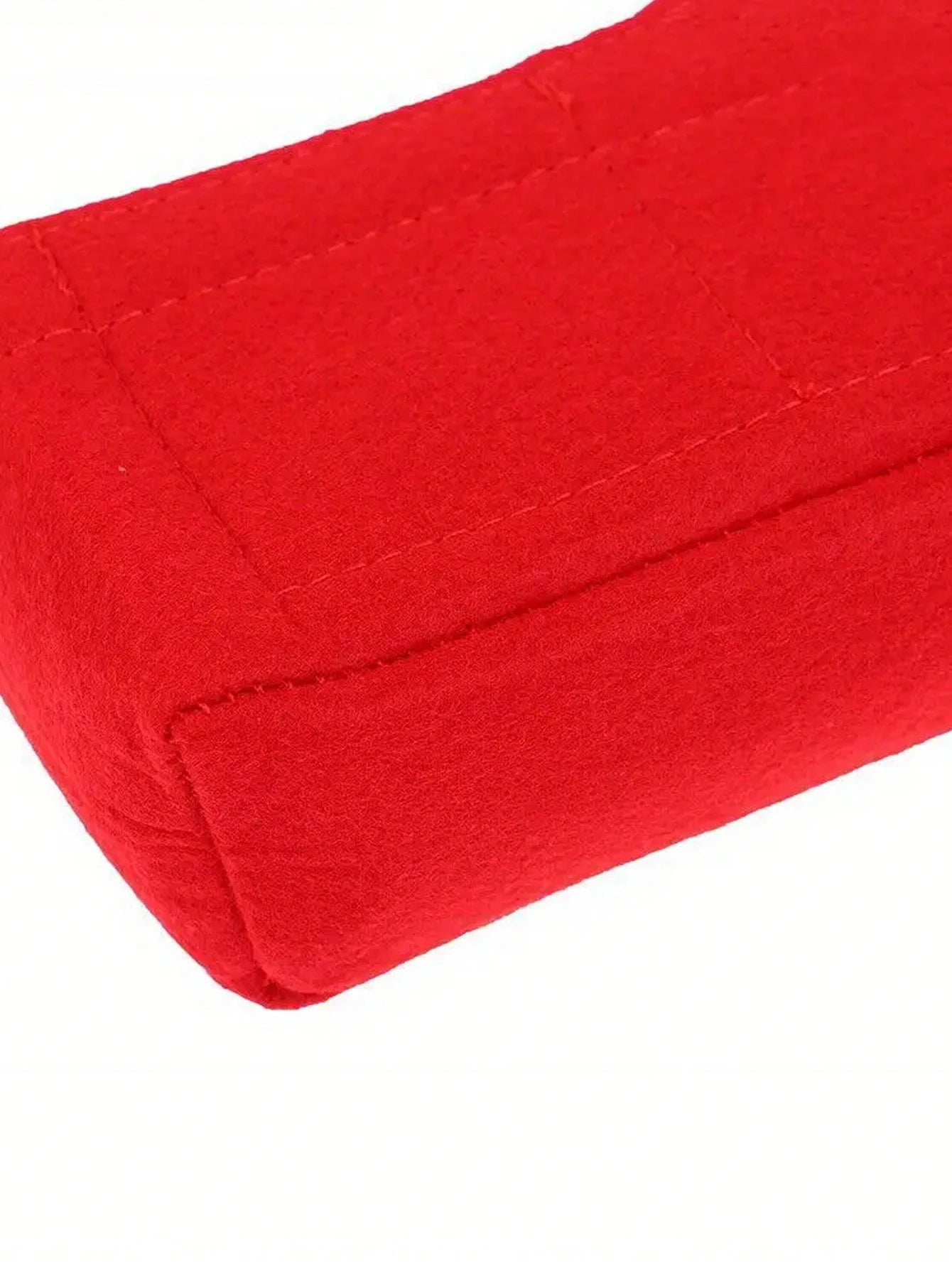 1Pc Felt Insert Purse Organizer With Zipper, Small Handbag Tote Shaper Insert For GG Marmont Matelasse Shoulder Bag, Bag-In-Bag Organizer(Buy By Actual Size) Gifts For Women Cherry Red Winter Tote Bag