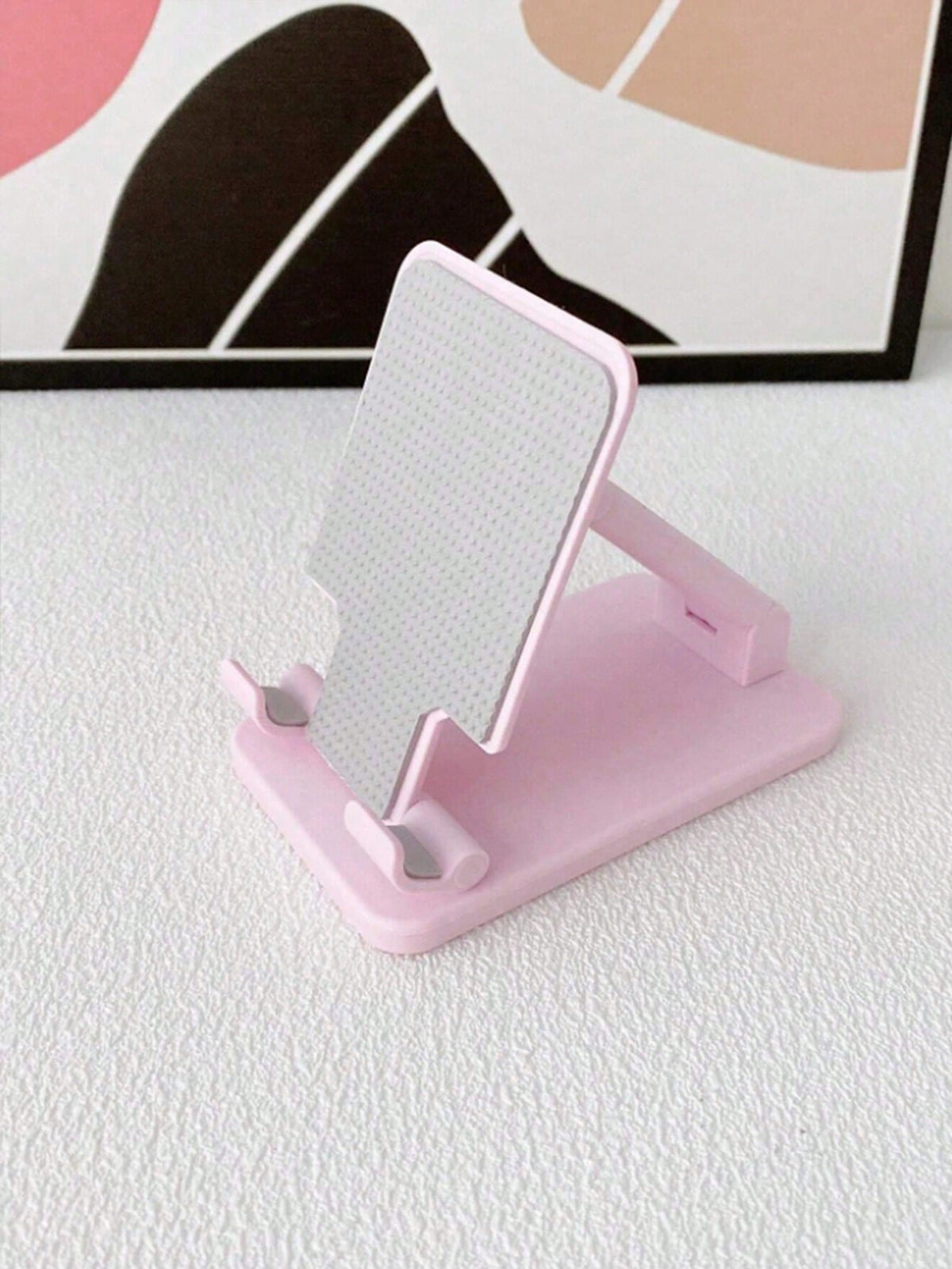 1Pc Foldable Desktop Mobile Phone Holder, Suitable For Watching Tv Series, Studying And Working, Easy To Carry, 4 Colors Available, Suitable For Birthday Gifts,School Stuff.