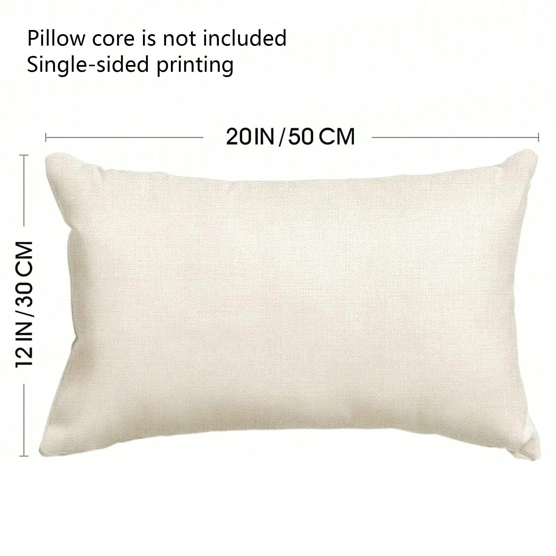 1pc Halloween Pillowcase Ghost Pattern Pillowcase Outdoor Halloween Decoration Pillow For Home Decor Single Side Without Pillow Core