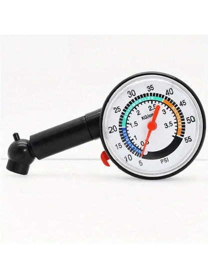 1pc High Precision Multifunctional Car Tire Pressure Gauge- Mechanical Air Pressure Meter For Emergency Detection