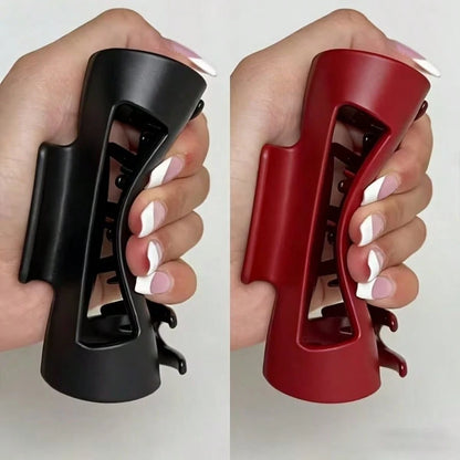 1pc Hollow Silicone Hair Claw, Silicone Non-Slip Hair Accessory, Creates Elegant High Hairstyle, Aesthetic Hair Claw, Suitable For Photography And Dates, Versatile Hair Accessory
