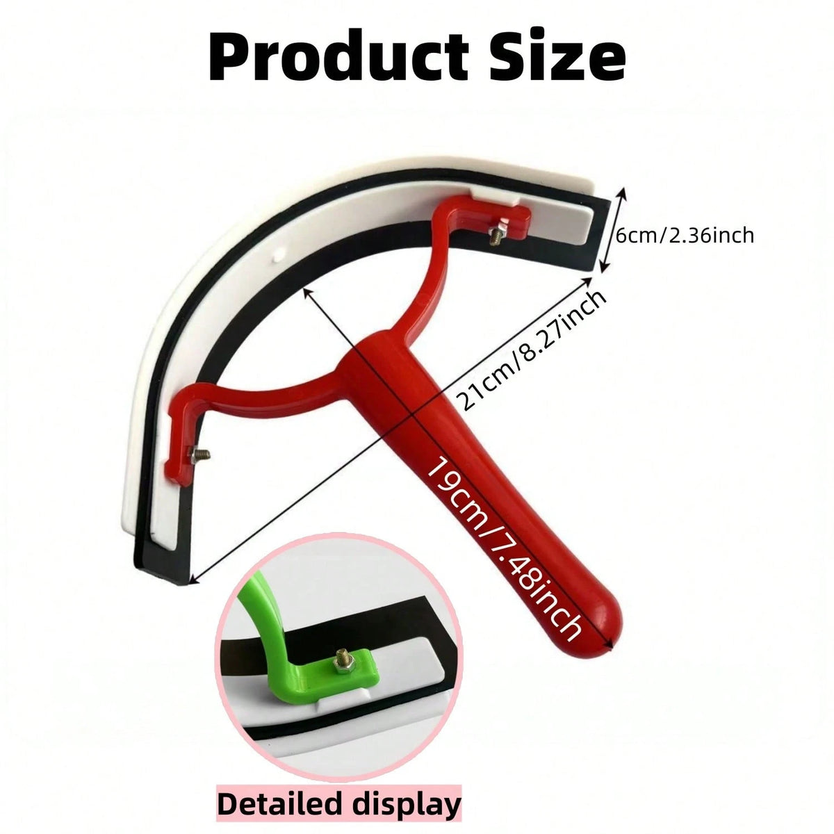 1Pc Horse Half-Moon Sweat Scraper. Designed For Gentle Care, Efficient Cleaning And Soothing Massage, Ideal For All Your Equestrian Needs.