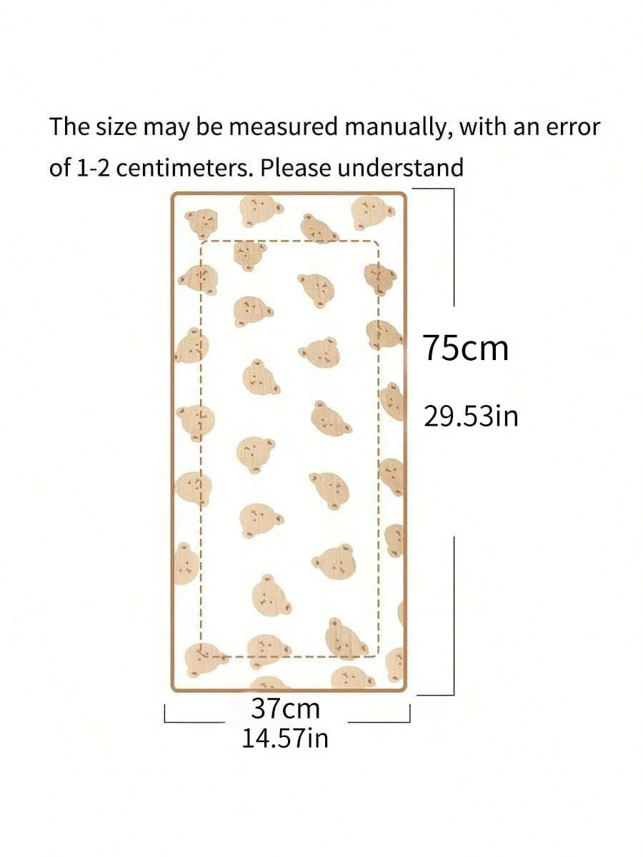 1pc Infant Stroller Seat Cushion, Cartoon Cute Pattern- High Quality 3D Bead Plush, Skin-Friendly Soft, Reversible, Suitable For High View Travel Strollers, Most Baby Carriages, Perfect Gift For Baby