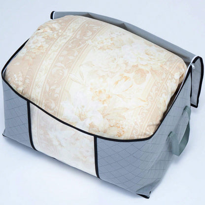 1pc Large Capacity Non-Woven Fabric Quilt Storage Bag, Suitable For Seasonal Storage & Organization, Decorations, Autumn Decor, Holiday Decor, Room Decor, Home Decor, Bedroom Decor