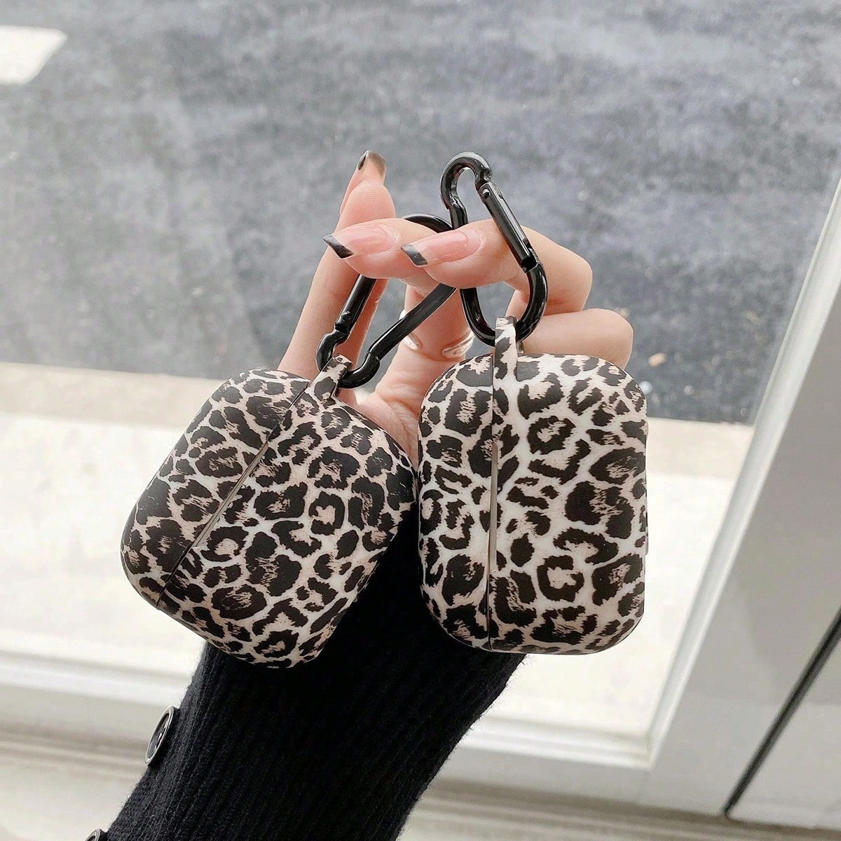 1pc Leopard Print Apple Wireless Bluetooth Earphone Protective Case, Compatible With AirPods 3rd Generation, Silicone Soft Shell Earphone Protective Case