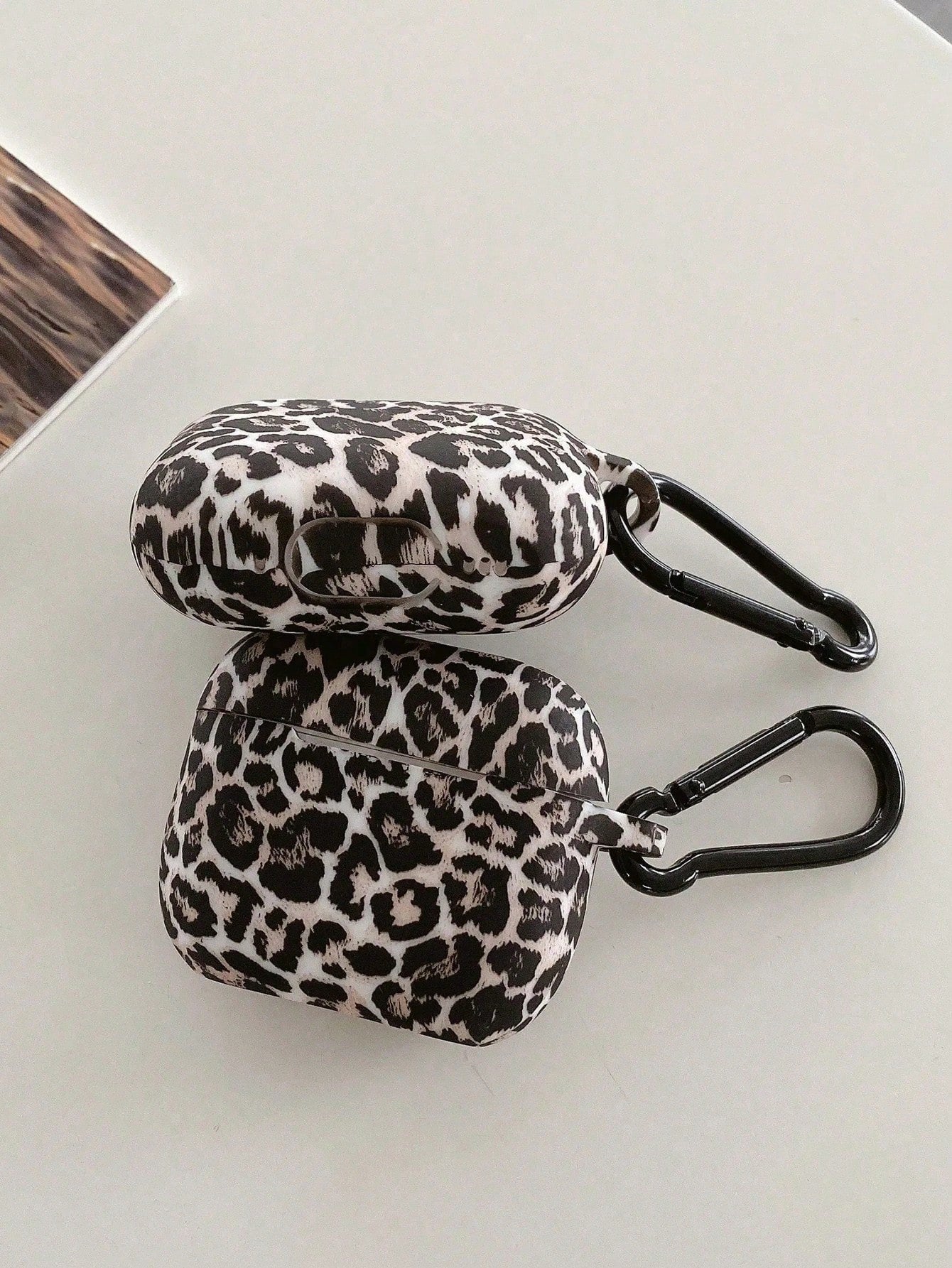 1pc Leopard Print Apple Wireless Bluetooth Earphone Protective Case, Compatible With AirPods 3rd Generation, Silicone Soft Shell Earphone Protective Case