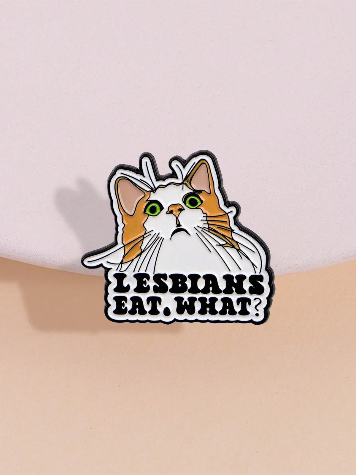 1PC LGBT Humor Quote Pride Cute Enamel Pins Women's Brooches Men Lapel Pins Black Cat Badge Costume Accessories Funny Jewelry Gifts