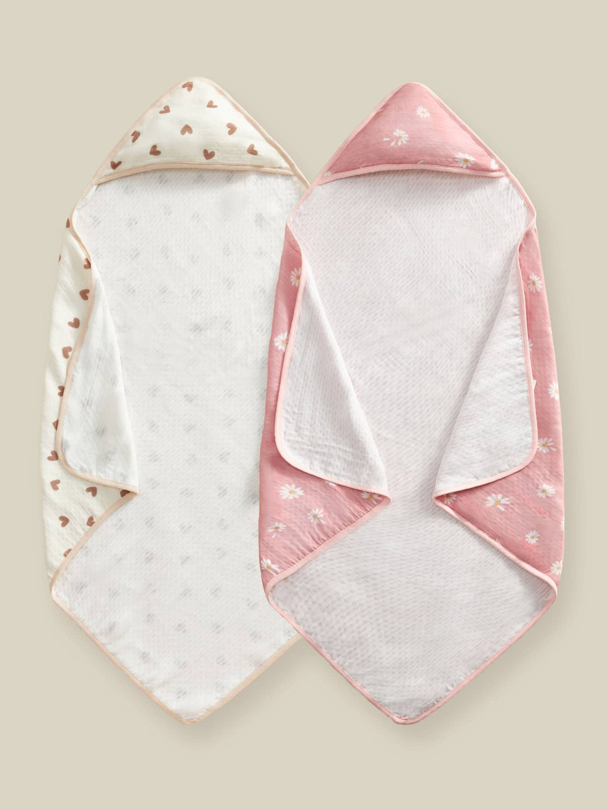 1pc Lightweight Hooded Baby Bath Towel, Cute Print, Soft & Skin-Friendly, Suitable For All Seasons, For Infants And Toddlers