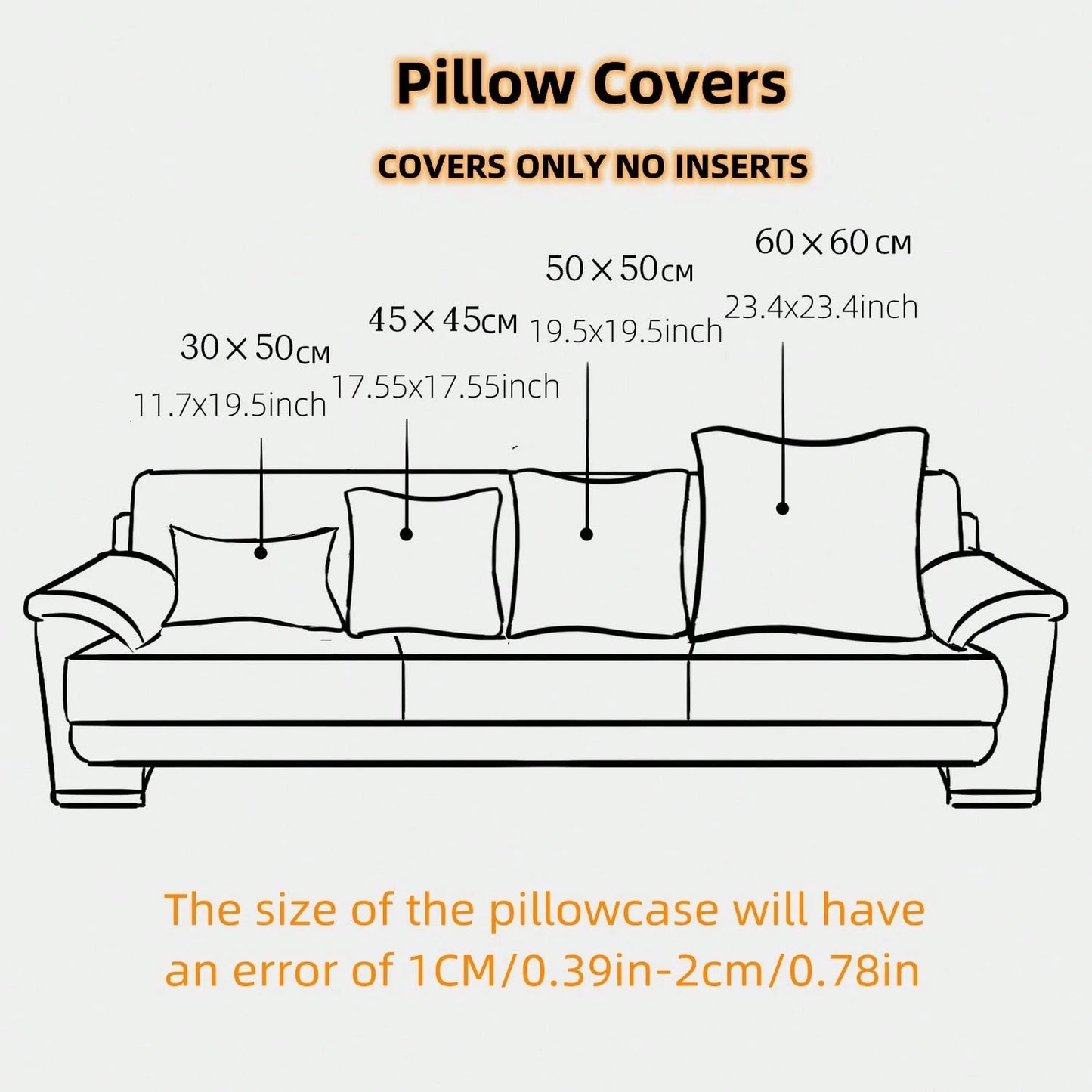 1PC Linen Throw Pillow Covers, Boho Textured Pillow Case,,Beige With White & Navy Blue Stitch Yarn Dyed Stripe Cushion Cover For Sofa Couch Living Room(Cover ONLY)