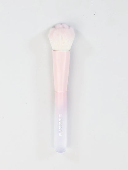 1pc Liquid Blush Brush, Synthetic Fiber Cat Paw Shaped, Professional Soft Makeup Brush, Liquid Diffuse Makeup Tool, Brand Cosmetics, Face Painting Makeup, Suitable For Women And Girls, Perfect For Aut