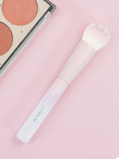 1pc Liquid Blush Brush, Synthetic Fiber Cat Paw Shaped, Professional Soft Makeup Brush, Liquid Diffuse Makeup Tool, Brand Cosmetics, Face Painting Makeup, Suitable For Women And Girls, Perfect For Aut