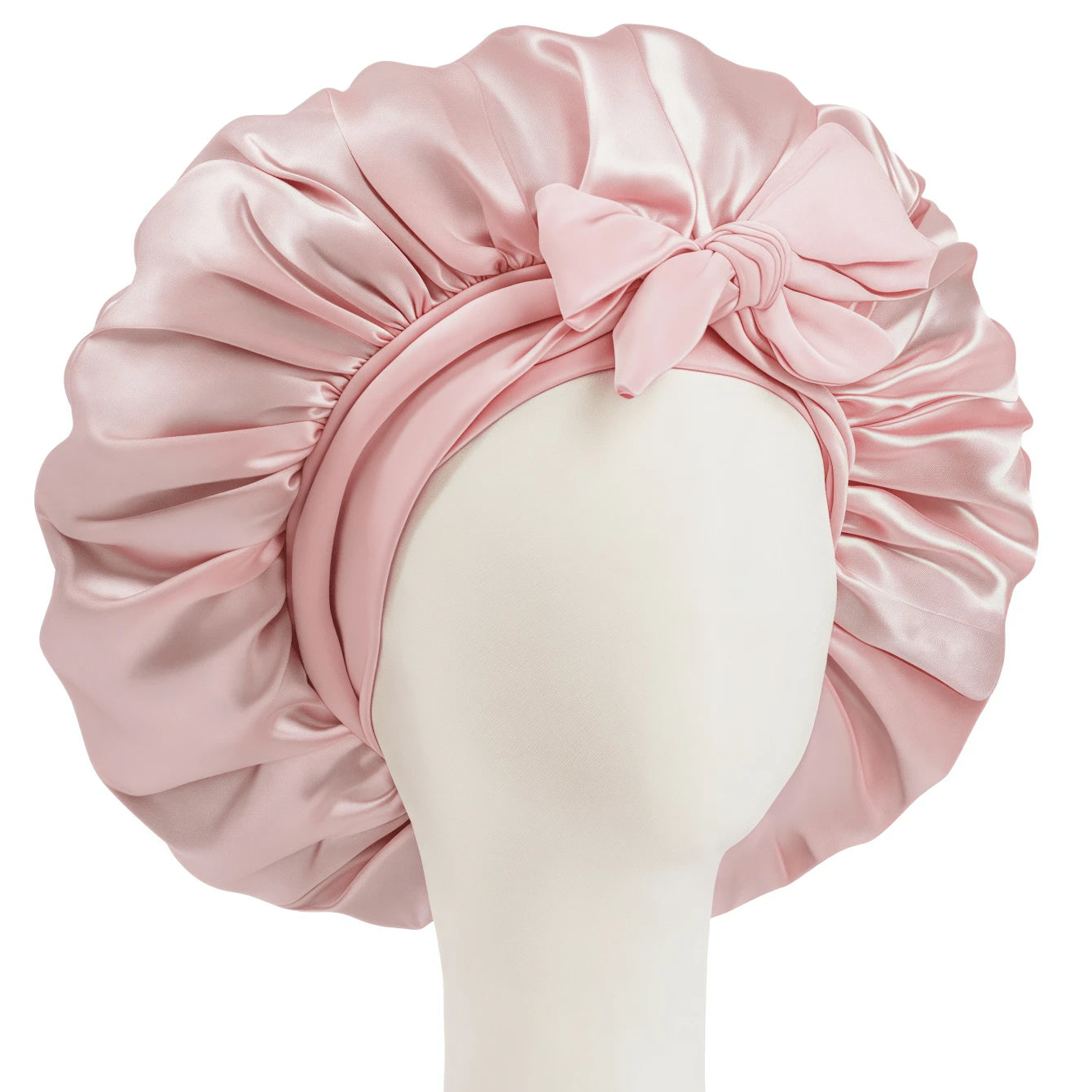 1pc Luxury Satin Silk Sleep Cap With Adjustable Tie- Lightweight Hair Protection Cap, Comfortable All Night, Protects Hair, Suitable For Shower- Unisex, Home Bathroom Decor, Autumn Decor, Back To Sc