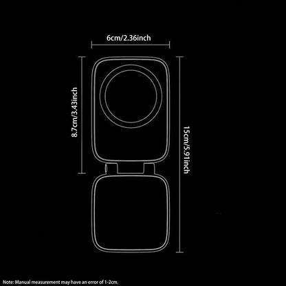1pc Magnetic Car Phone Holder, Ultra-Thin Portable Magnetic Phone Stand, Personalized Adjustment For Landscape/Portrait, Multifunctional Car Navigation Holder, Seconds Magnetic Adsorption For Car/Trav