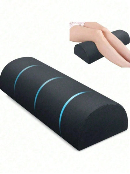 1pc Memory Foam Crescent Shaped Leg Pillow, Adjustable To Support Knees, Back, Ankles, Relieve Sciatica And Buttock Pain, Suitable For Side Sleepers, Postoperative Recovery Period, Travel, Sofa, Offic