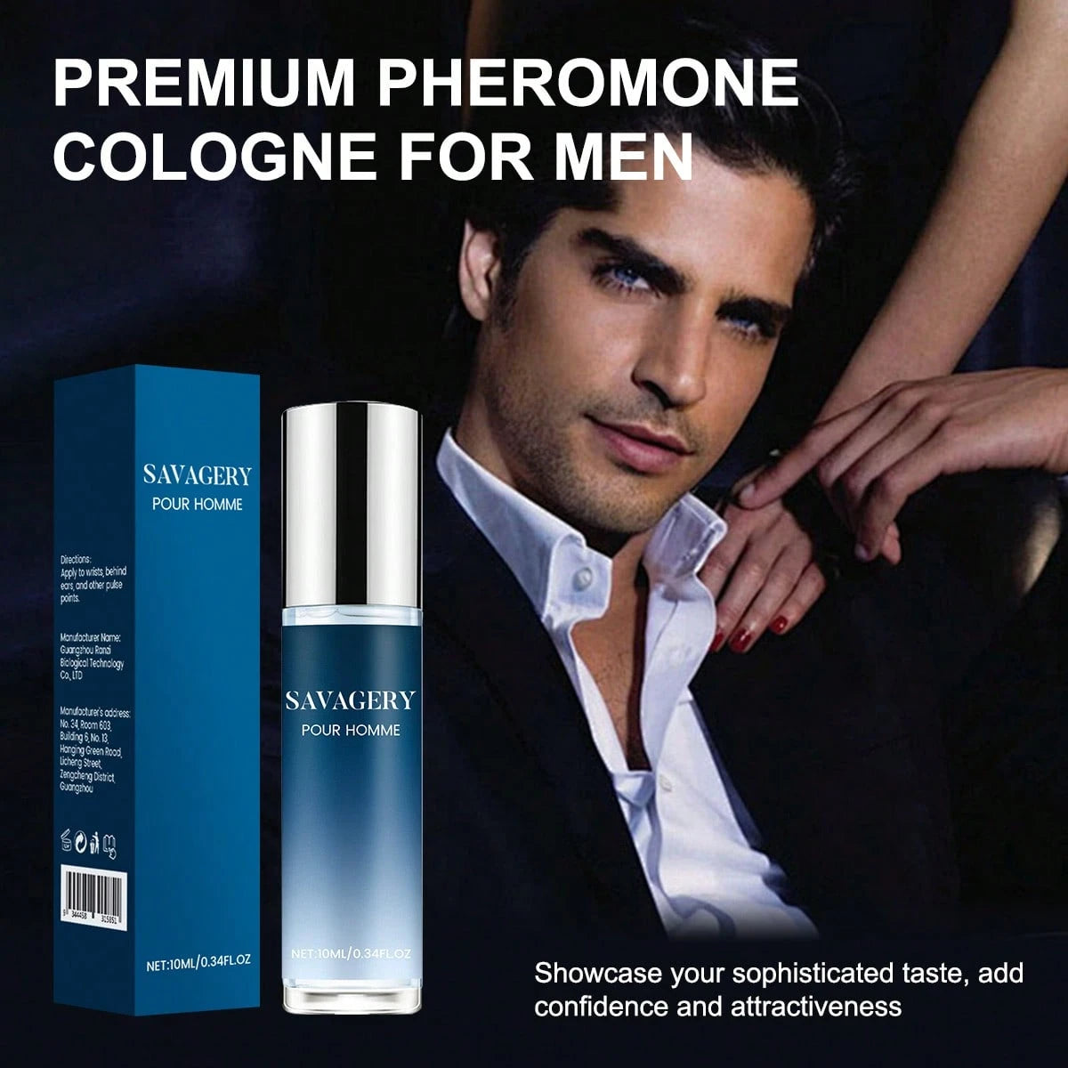 1pc Men's Pheromone Cologne Roll-On Fragrance, High Concentration Woody Scent, Long-Lasting, Suitable For Dating, Commuting, And Valentine's Day Gift
