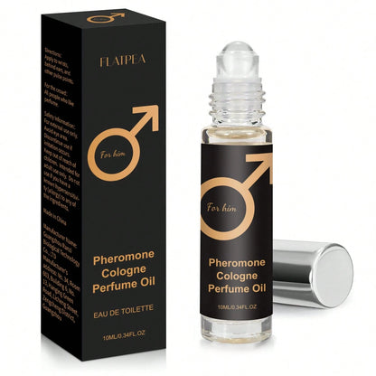 1pc Men's Pheromone Cologne Roll-On Fragrance, High Concentration Woody Scent, Long-Lasting, Suitable For Dating, Commuting, And Valentine's Day Gift