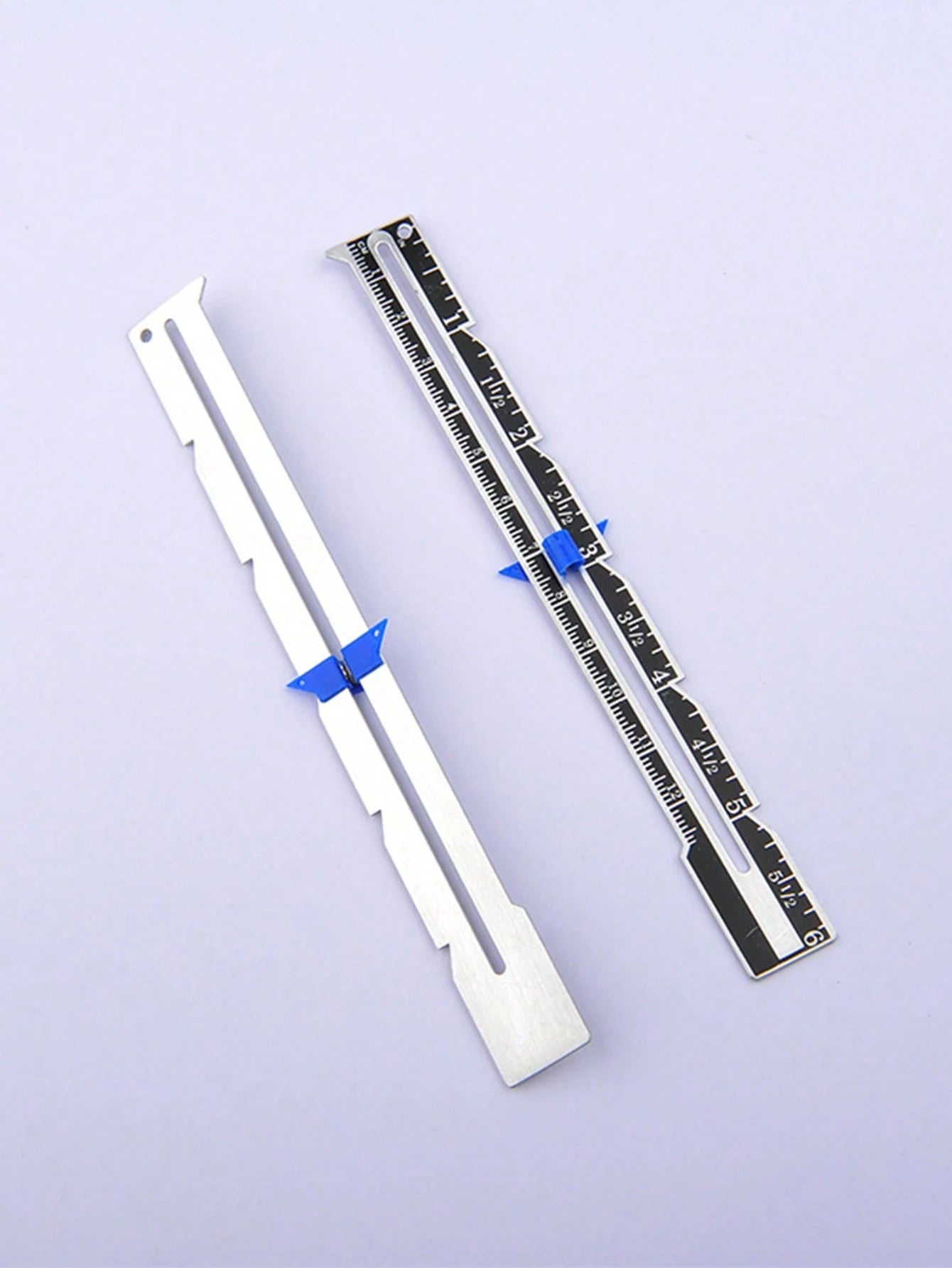 1pc Metal Sliding Gauge, Sewing Measurement Tool, Sewing Gauge, Suitable For Quilting And Sewing, Sewing Accessories, Sewing Supplies. Not Just A Hemming Gauge! The Pointed Tip Can Directly Mark And P