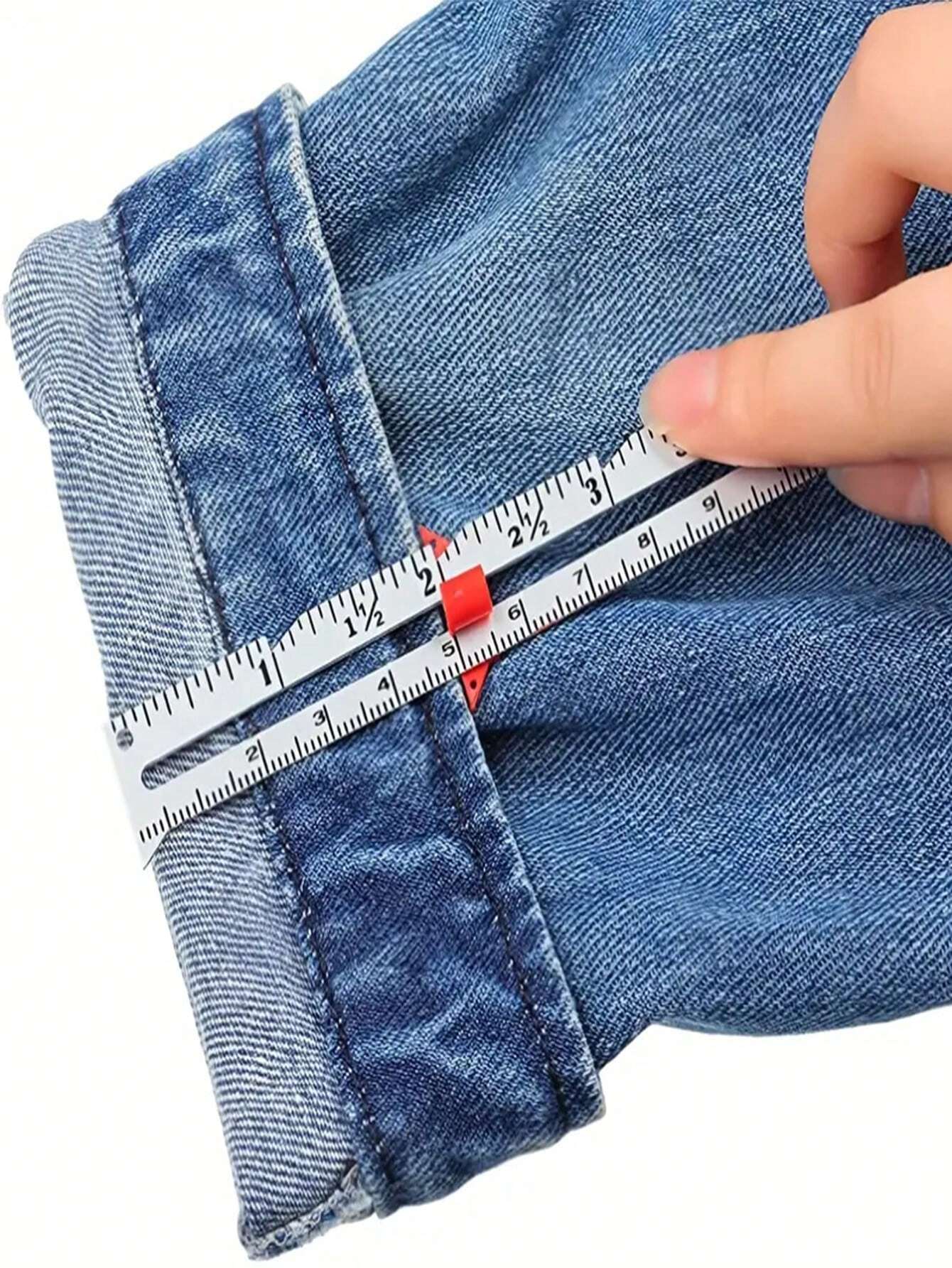 1pc Metal Sliding Gauge, Sewing Measurement Tool, Sewing Gauge, Suitable For Quilting And Sewing, Sewing Accessories, Sewing Supplies. Not Just A Hemming Gauge! The Pointed Tip Can Directly Mark And P